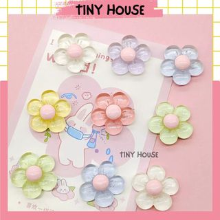 Nam châm trang trí hít dính tủ lạnh hình nhành hoa mini T8A2