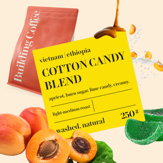 Cotton candy blend - cà phê arabica từ việt nam & ethiopia - building coffee