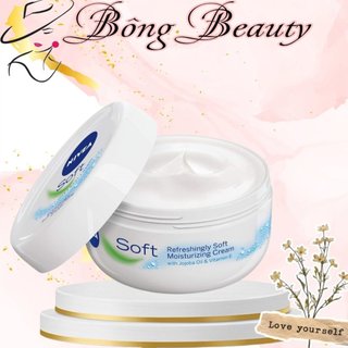  Kem dưỡng ẩm chuyên sâu Nivea Soft nhập khẩu Đức 200ml - BÔNGBIE SHOP 
