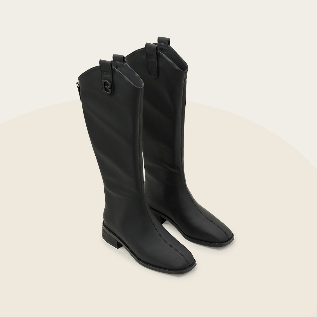 Giày bốt nữ cổ cao Boots thời trang mềm êm cao cấp - MS0054