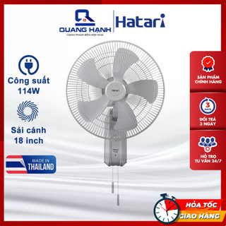 Quạt treo tường thái lan hatari iw18m1 - bảo hành 18 tháng