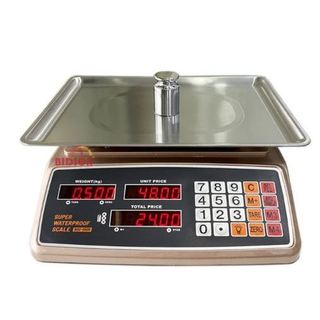 Bh 12t-cân tính tiền bán hàng chống nước bdc-5605 20kg