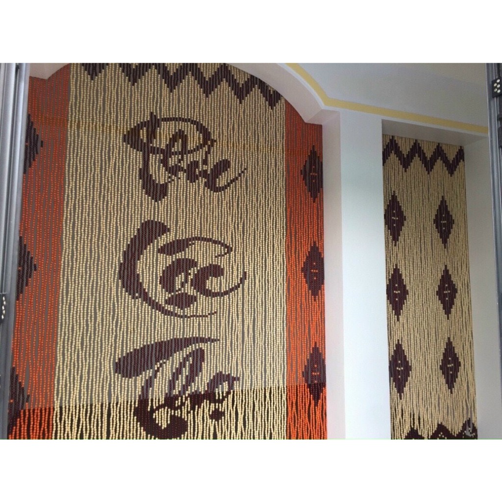 Rèm hạt gỗ kt 1m x 2m2