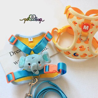 [Đến 8kg] Dây dắt thú cưng đi dạo yếm kèm gấu cực xinh