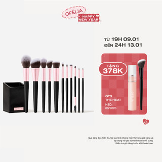 Bộ Cọ Trang Điểm OFÉLIA - Get Ready With Me (11pcs)