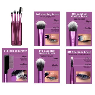 Bộ Cọ Cá Nhân 10 Cây RT Real Techniques Face Essentialse Enhanced Eye Set Brush