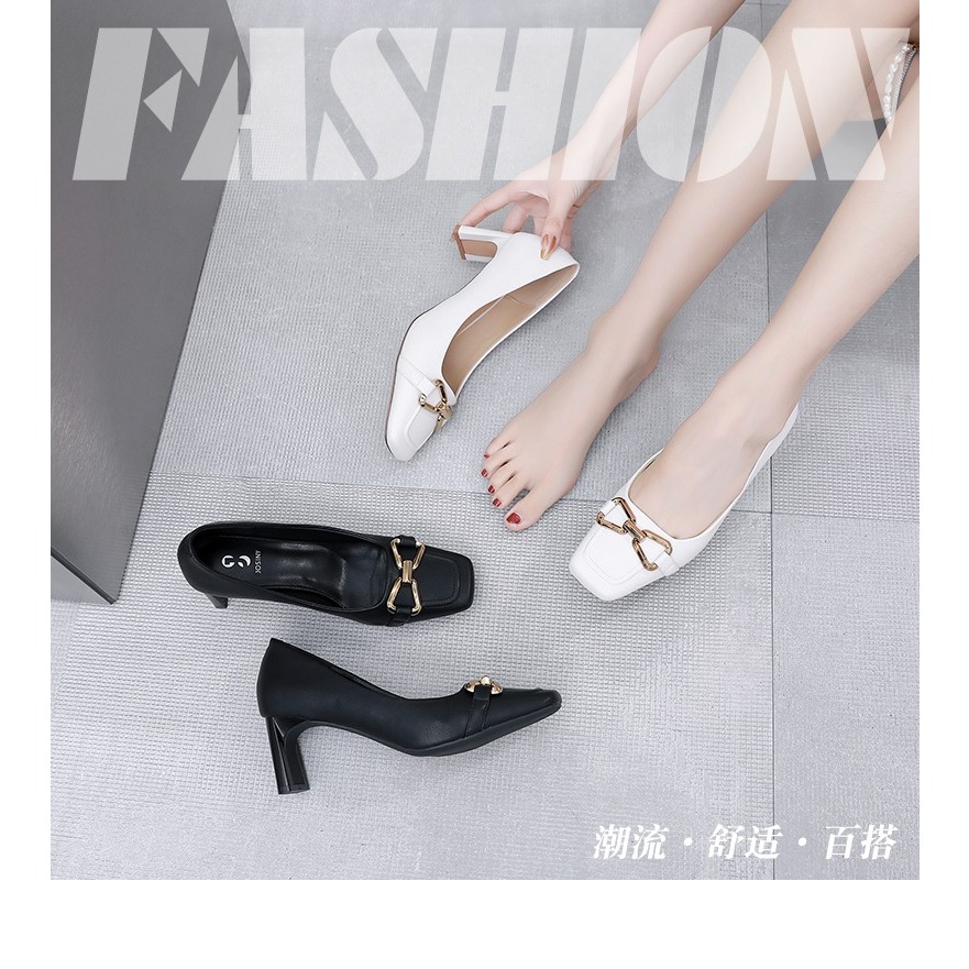 giày cao gót nữ josiny cao 6p thời trang công sở đẹp cao cấp giá rẻ da mềm chắc chắn êm chân -CGJ25
