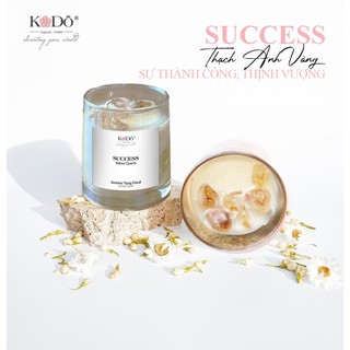 Nến Thơm Đá Phong Thủy Tinh Dầu Nước Hoa Kodo Thu Hút Tài Lộc - Tình Duyên - May Mắn