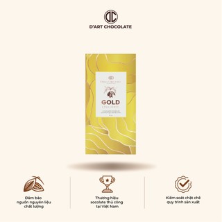 Thanh Socola Gold D'art Chocolate 80g