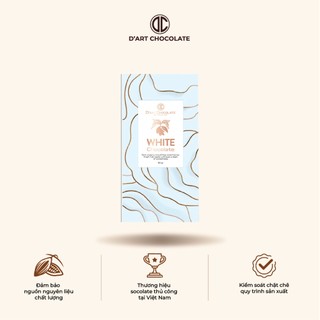 Thanh Socola White D'art Chocolate 80g