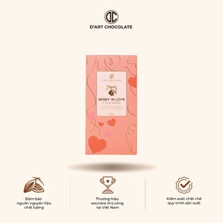 Thanh Socola Berry In Love D'art Chocolate 80g
