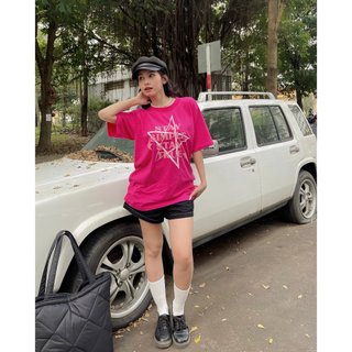 Áo thun tay lỡ form rộng STAY chất cotton phong cách cá tính nặng động | STAY TEE |Secodee