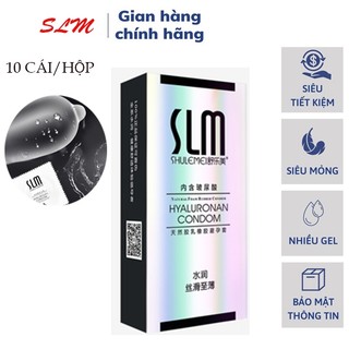Bao cao su siêu mỏng SLM 10 cái/hộp – Hàng nhập khẩu chính hãng