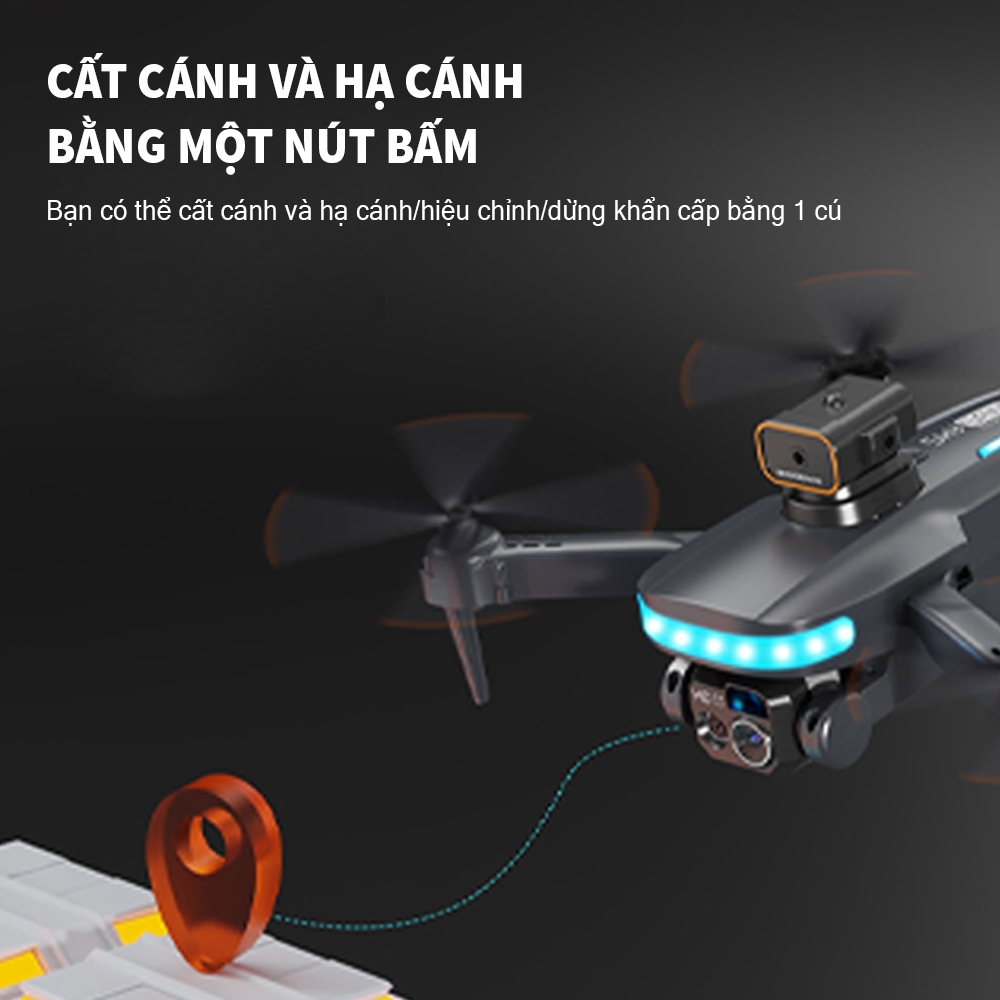 Flycam giá rẻ P14 dung lượng pin lớn camera góc rộng bảo hành 12 tháng | BigBuy360 - bigbuy360.vn