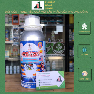 Thuốc diệt muỗi chai nhôm cyp usa 100ec - 1 lít