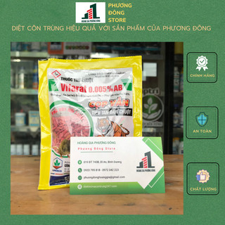 Thuốc diệt chuột vifarat 0.005%ab dạng lúa - gói 50g
