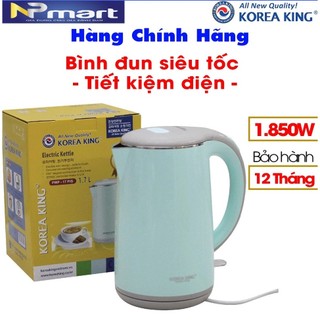 Bình đun siêu tốc korea king 1.7l pwp-17p/g