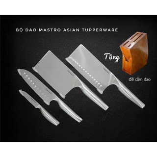 Set 4 dao Maastro Tupperware tặng kèm đế