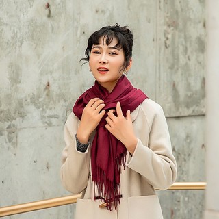 Khăn quàng cổ nữ chất liệu len dạ cashmere thy thy store