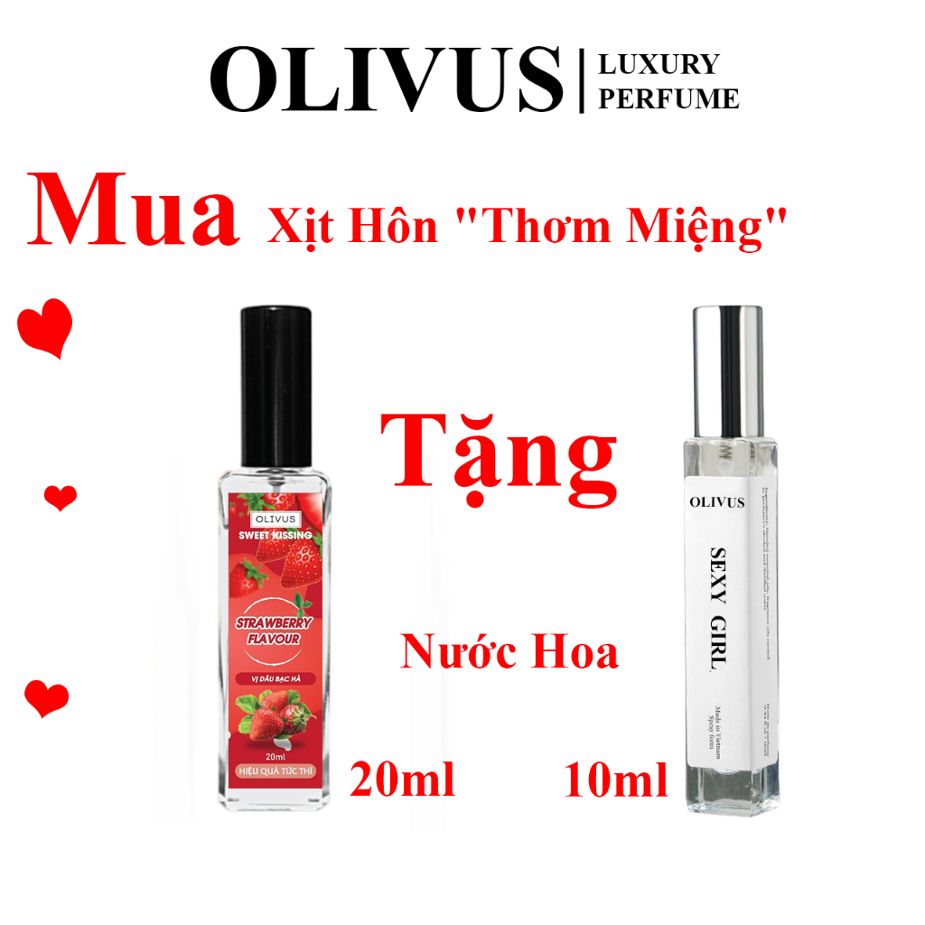 Xịt thơm miệng OLIVUS xịt hôn giúp hơi thở thơm mát chiết xuất thiên nhiên vị Hoa Quả