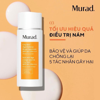 Kem chống nắng Murad CITY SKIN AGE DEFENSE BROAD SPECTRUM SPF 50 PA++++