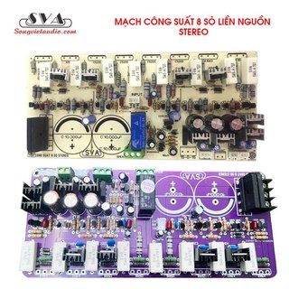 MẠCH CÔNG SUẤT 8 SÒ LIỀN NGUỒN STEREO