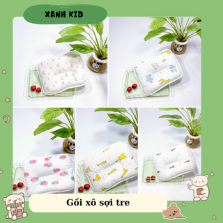 Gối xô cho trẻ sơ sinh Lee Lee Kids [ Chính hãng ] sợi tr mềm mịn, thấm hút mồ hôi, gối xô xuất Nhật
