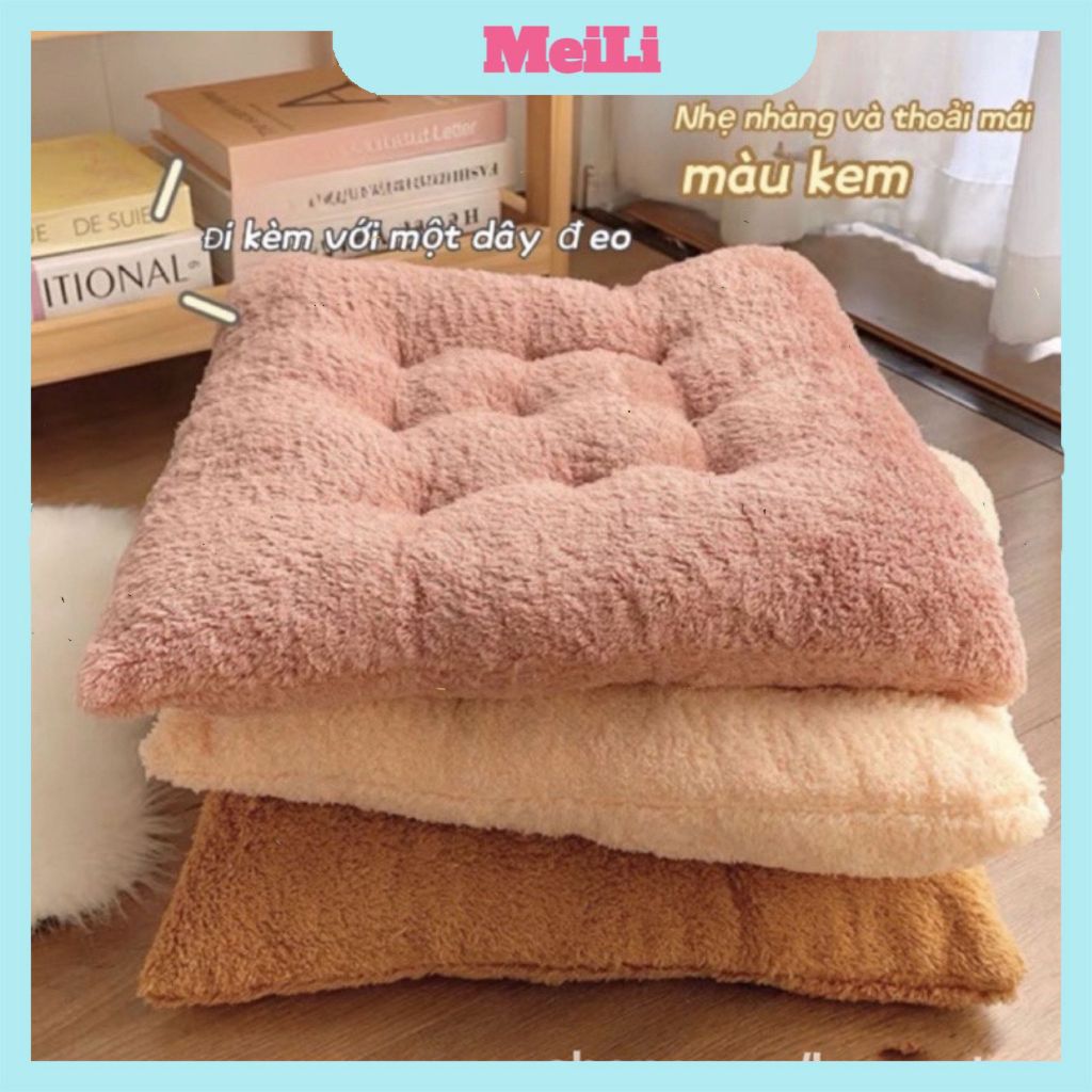  Đệm Lót Ghế Vải Nhung - Đệm ngồi bệt Nệm Ngồi Decor Lông Dày Dặn Phong Cách Đơn Giản Hiện Đại  Tuyển sỉ  