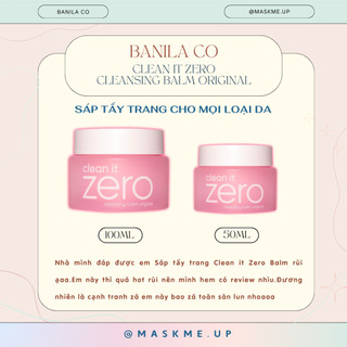 Sáp tẩy trang banila co c​l​e​a​n it z​e​r​o c​l​e​a​n​s​i​n​g b​a​l​m o​r​i​g​i​n​a​l