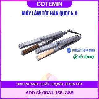 Máy là tóc duỗi dập xù bấm xù đa năng cao cấp hàn quốc cotemin bảo hành 36 tháng