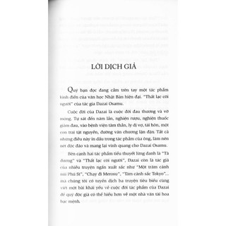 Sách - Thất Lạc Cõi Người (Dazai Osamu, PNA - Nhà Sách Anh Thành)