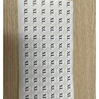 500 miếng dán nhãn size ( decal nhãn size dán) 1 tép 10 xấp ( 1 xấp 50 miếng)