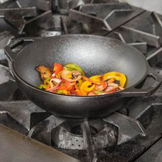 Chảo Gang Lodge/Chảo Wok💥Đường Kính 23cm, Chính Hãng USA