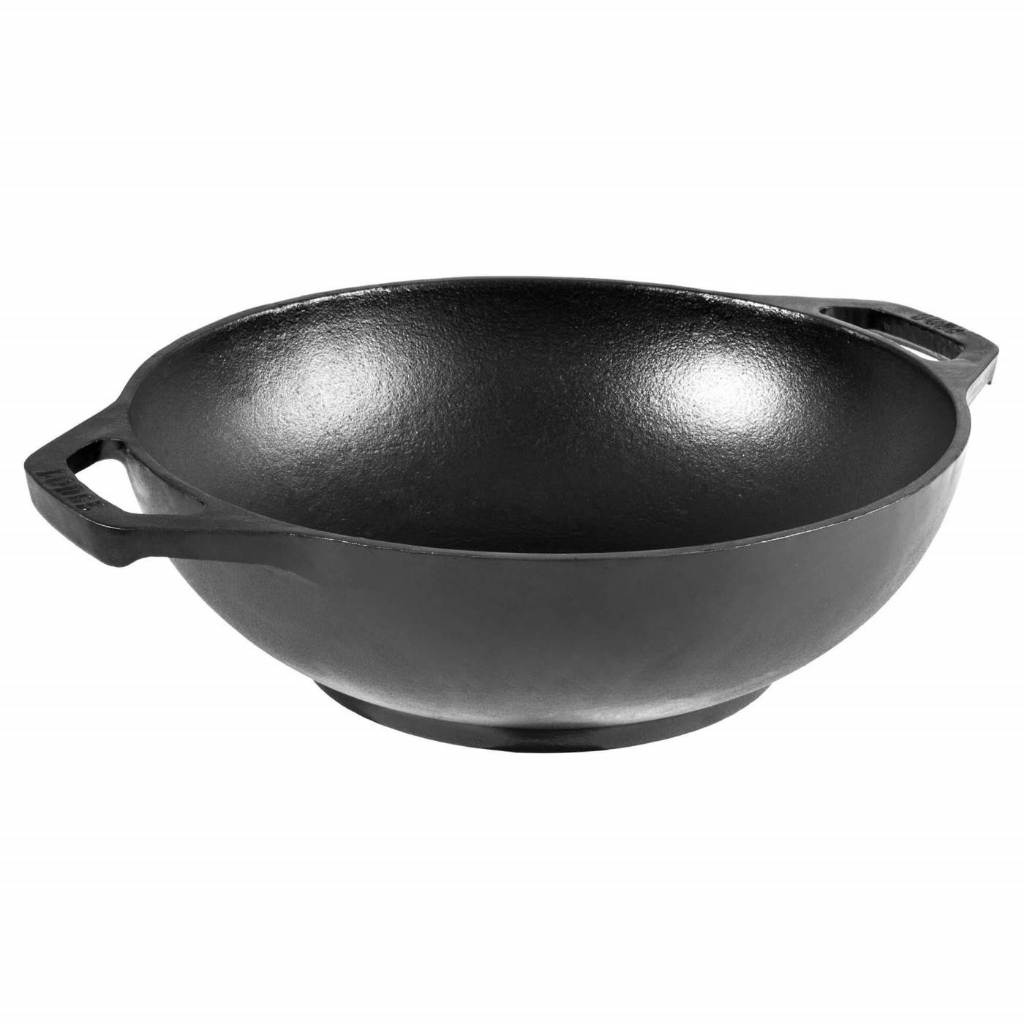 Chảo Gang Lodge/Chảo Wok💥Đường Kính 23cm, Chính Hãng USA
