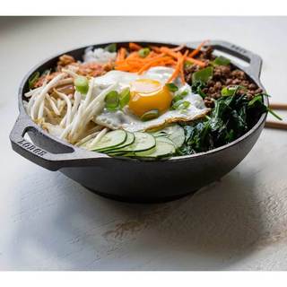 Chảo Gang Lodge/Chảo Wok💥Đường Kính 23cm, Chính Hãng USA