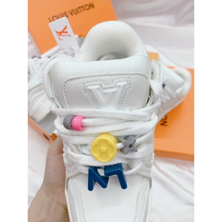 Giày sneaker LV. Trainer trắng đế cao ( giá chưa kèm box bảo vệ )