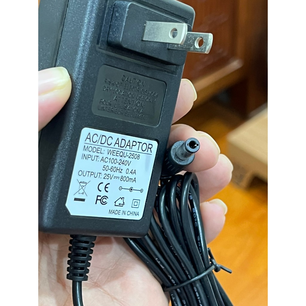 SẠC NGUỒN 25V 800MA (25V 0.8A)