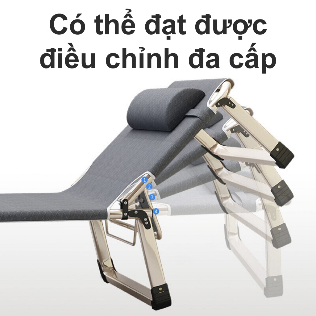 SUNNY BIERE Giường xếp gấp gọn Một người Gấp Ghế thư giãn để cắm trại Văn phòng Nghỉ trưa Khẩn cấp Ngoài trời | BigBuy360 - bigbuy360.vn