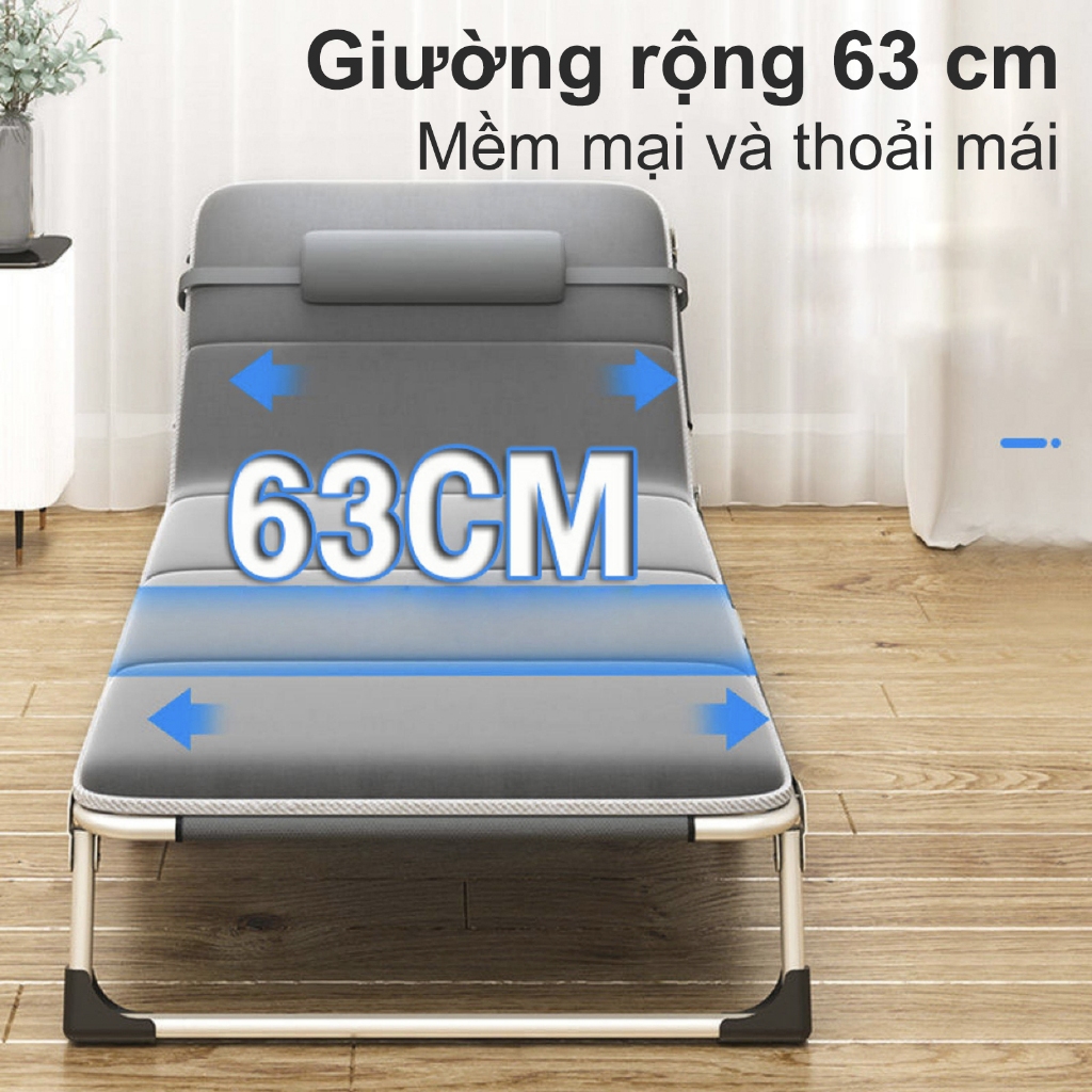 SUNNY BIERE Giường xếp gấp gọn Một người Gấp Ghế thư giãn để cắm trại Văn phòng Nghỉ trưa Khẩn cấp Ngoài trời | BigBuy360 - bigbuy360.vn