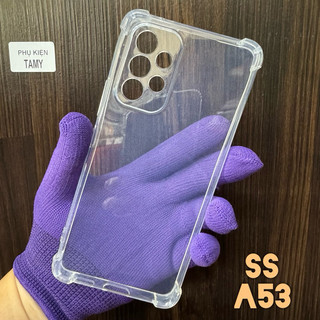 Ốp Lưng Samsung A53 5G Dẻo Trong Suốt Chống Sốc Có Gù Bảo Vệ 4 Gốc