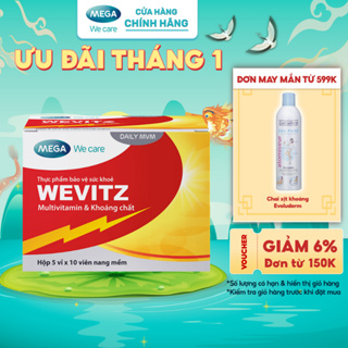 Viên uống bổ sung vitamin khoáng chất WEVITZ giúp tăng cường và phục hồi