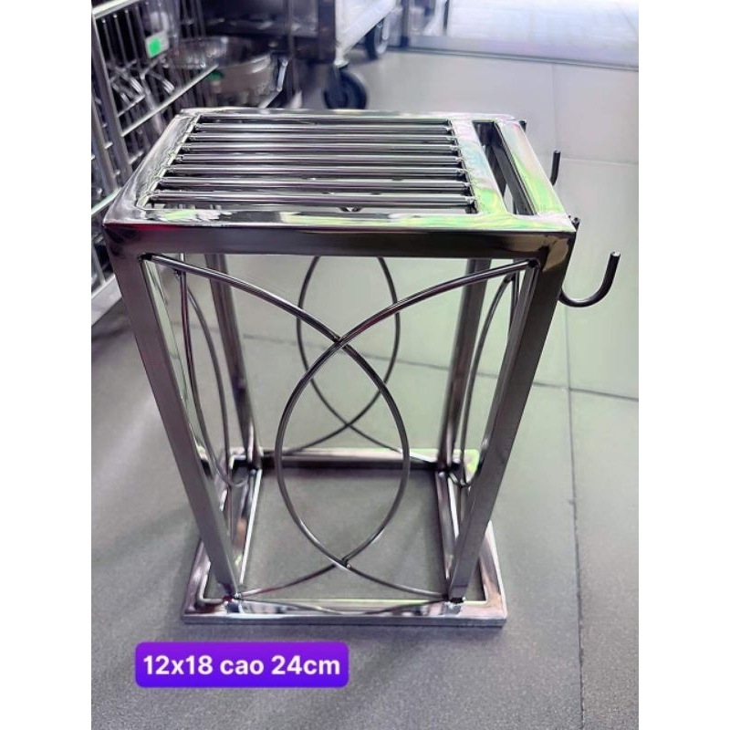 Kệ Dao Kéo Để Bàn Inox 304