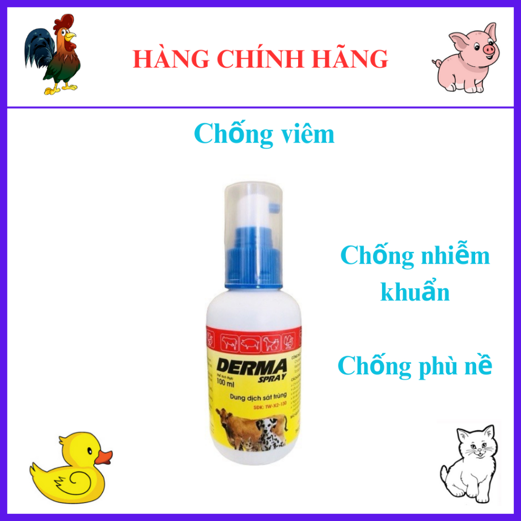 DERMA (dung dịch sát trùng) 100ml