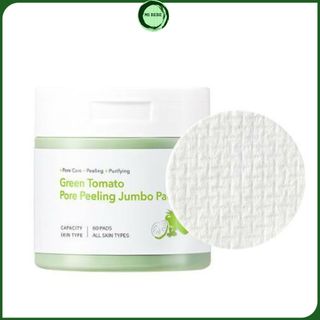 Toner pad tẩy da chết cà chua xanh sungboon green tomato pore peeling jumbo pad 60 miếng - mibebe