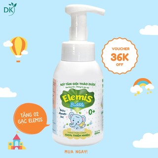 Bọt tắm gội thảo dược cho trẻ từ sơ sinh Elemis Bubble 250ml
