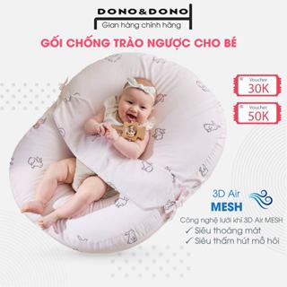 Gối Chống Trào Ngược Giúp Bé Hạn Chế Tình Trạng Nôn Trớ Sau Khi Ăn,Êm Ái,Thoáng Mát - Dono&Dono Hàn Quốc