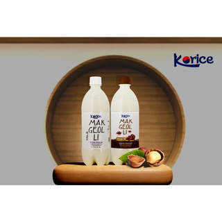 Rượu gạo Korice Makgeolli vị truyền thống,vị hạt dẻ 6% vol Chai 750ml