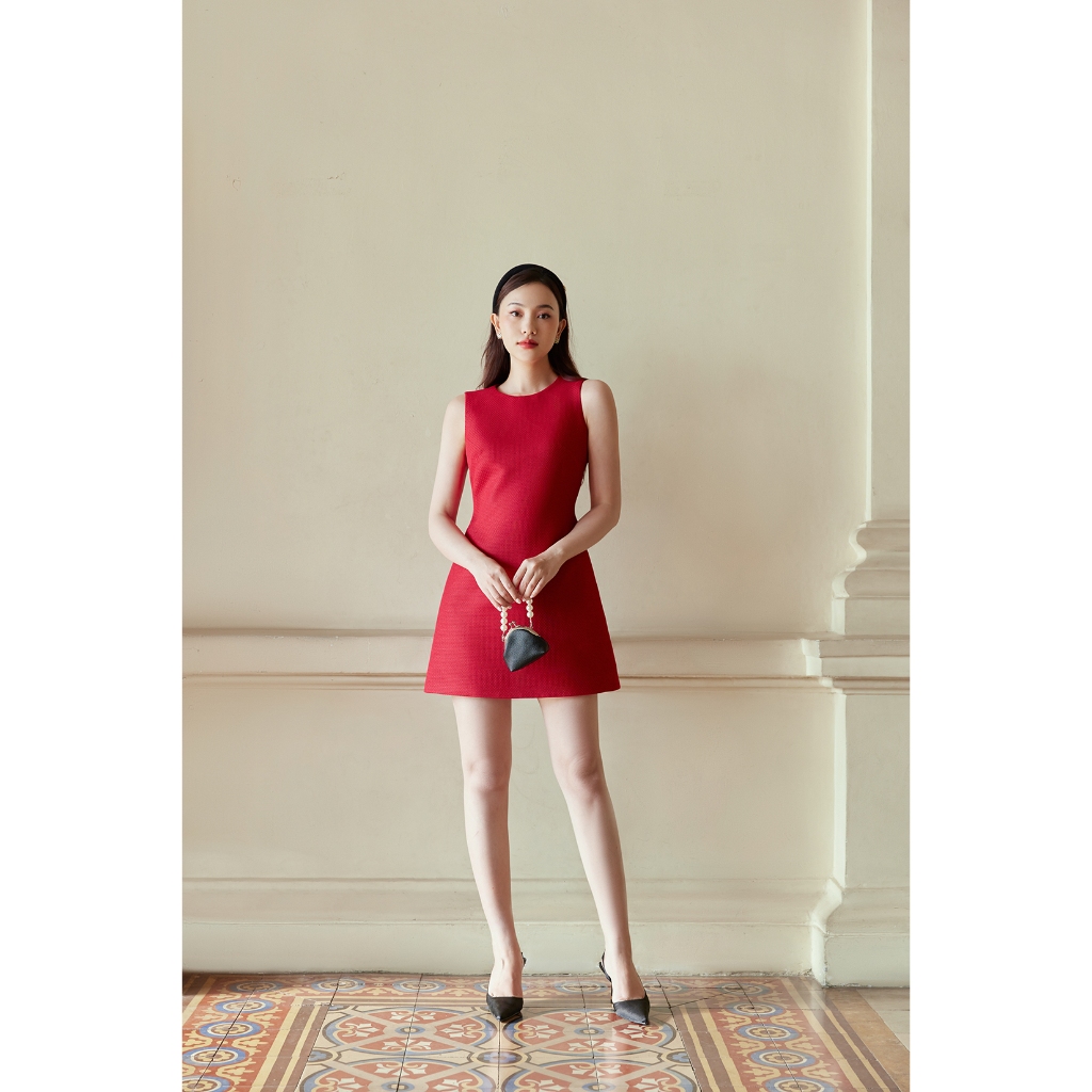 Nosbyn - Đầm Tweed Sát Nách - N312-D001