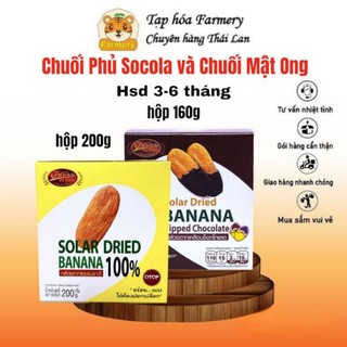 Chuối phủ socola và chuối mật ong thái lan