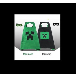 Áo Choàng hóa trang Creeper minecraft